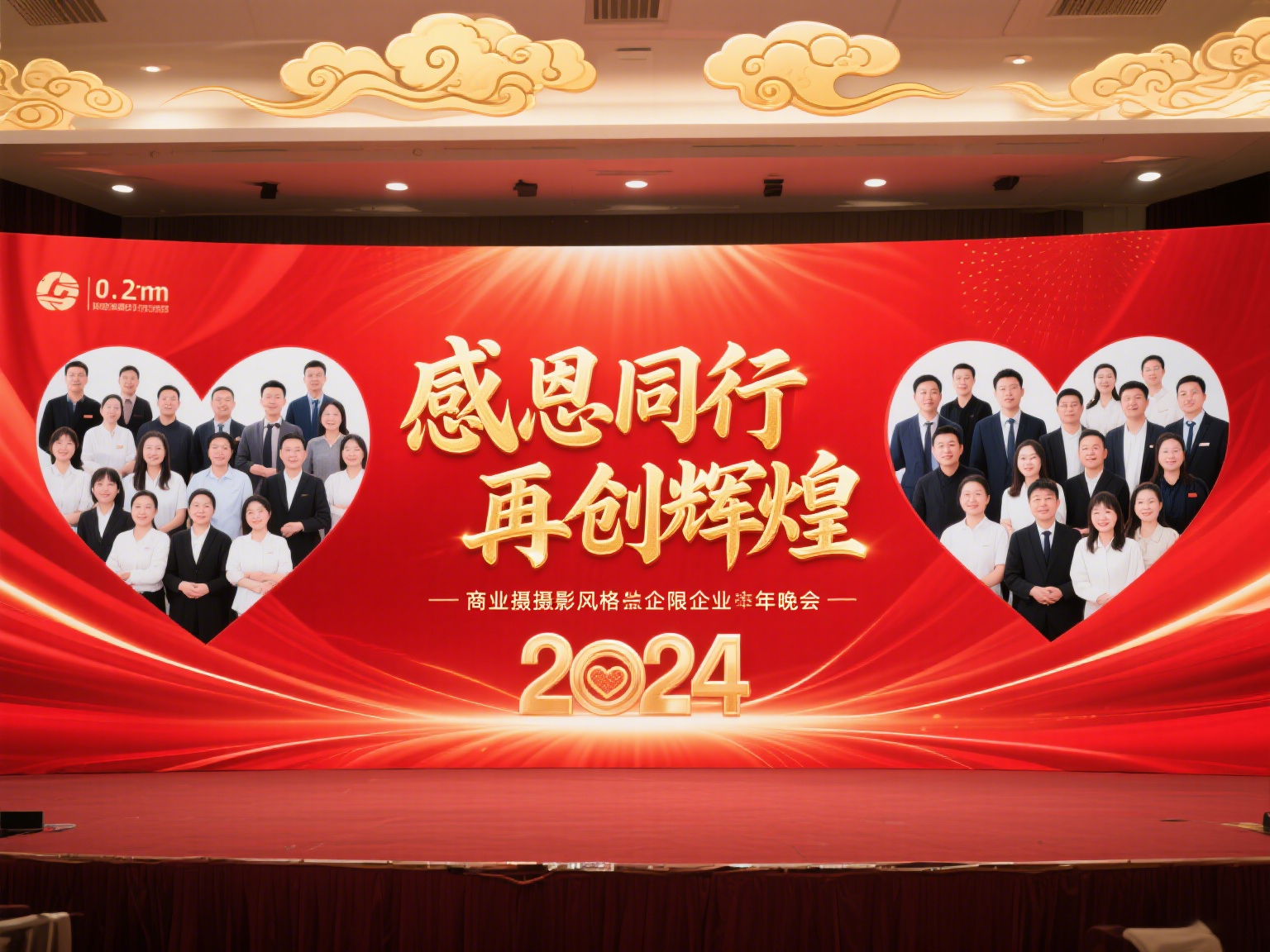 工正AQ3204S打印活动舞台背景墙