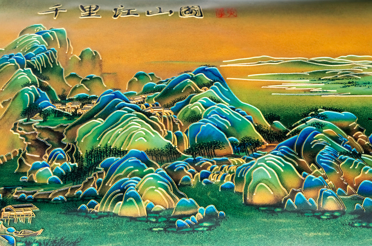 工正UV导带机装饰画打印成品